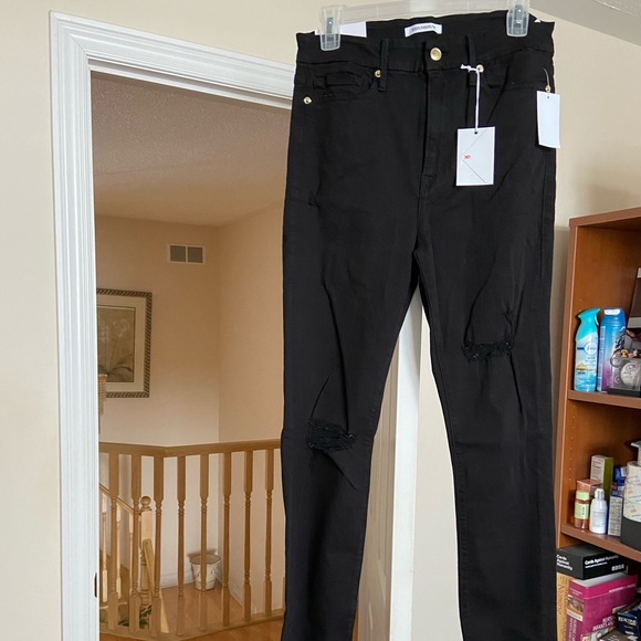 Good American Good Waist Jeans sz 10 Long - Picture 3 of 7